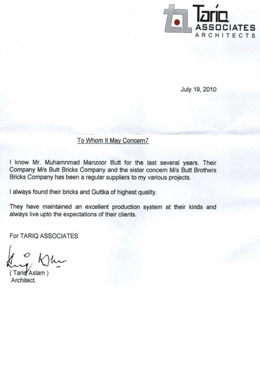 Appreciation Letter 10