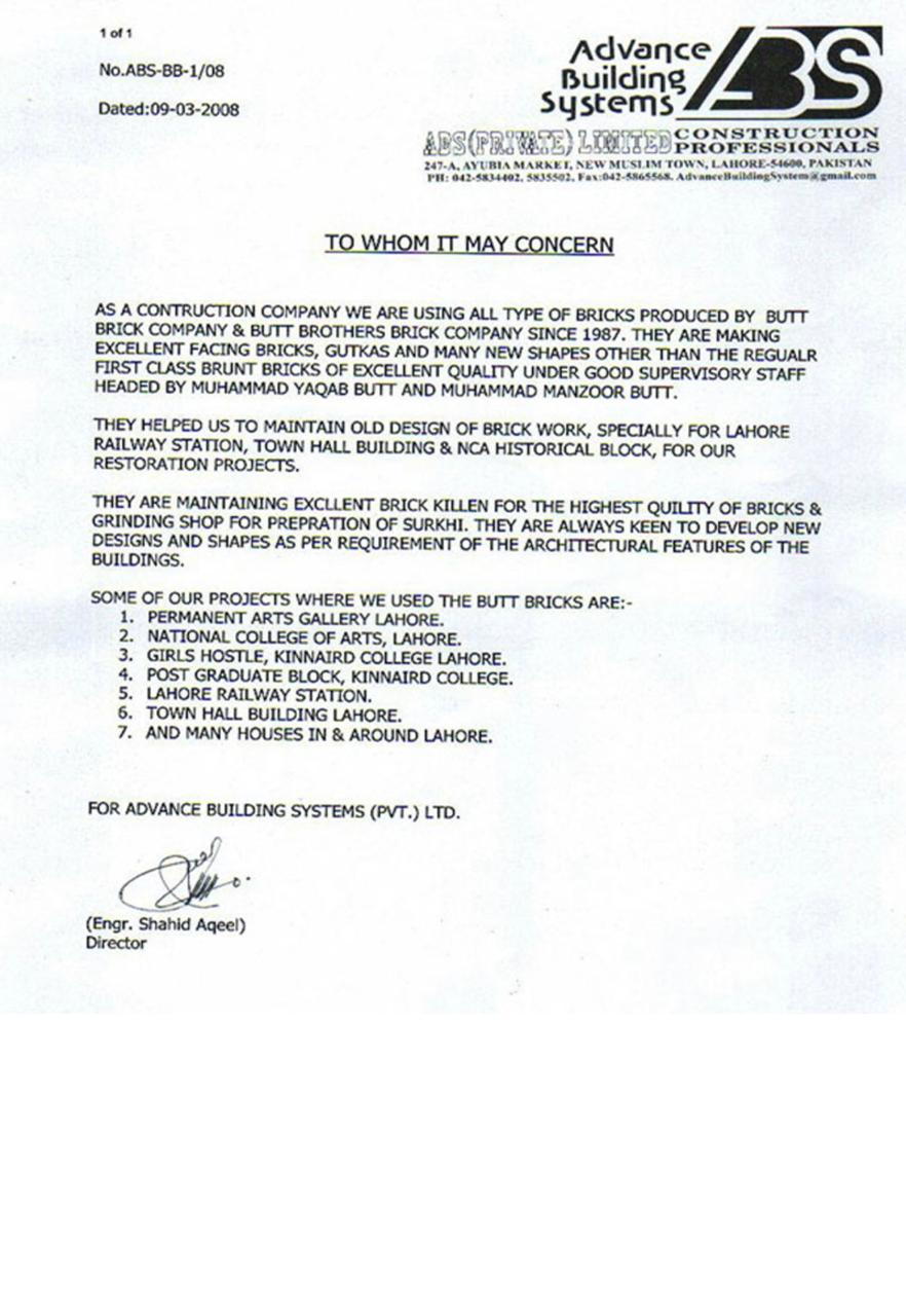 Appreciation Letter 12