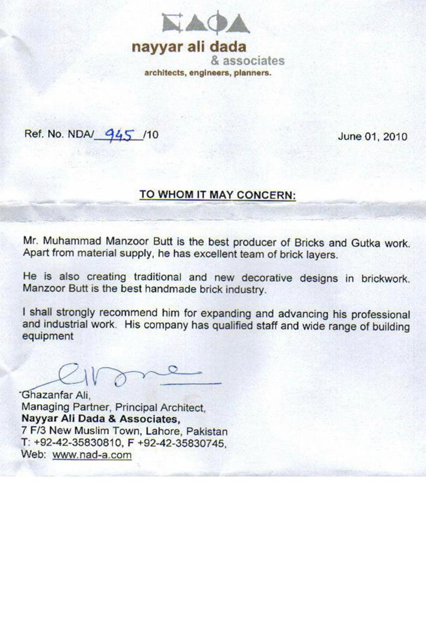 Appreciation Letter 5