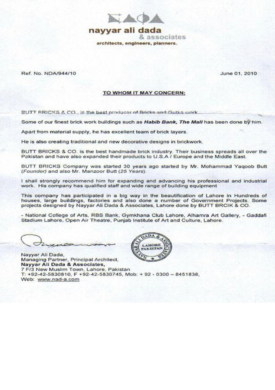 Appreciation Letter 7