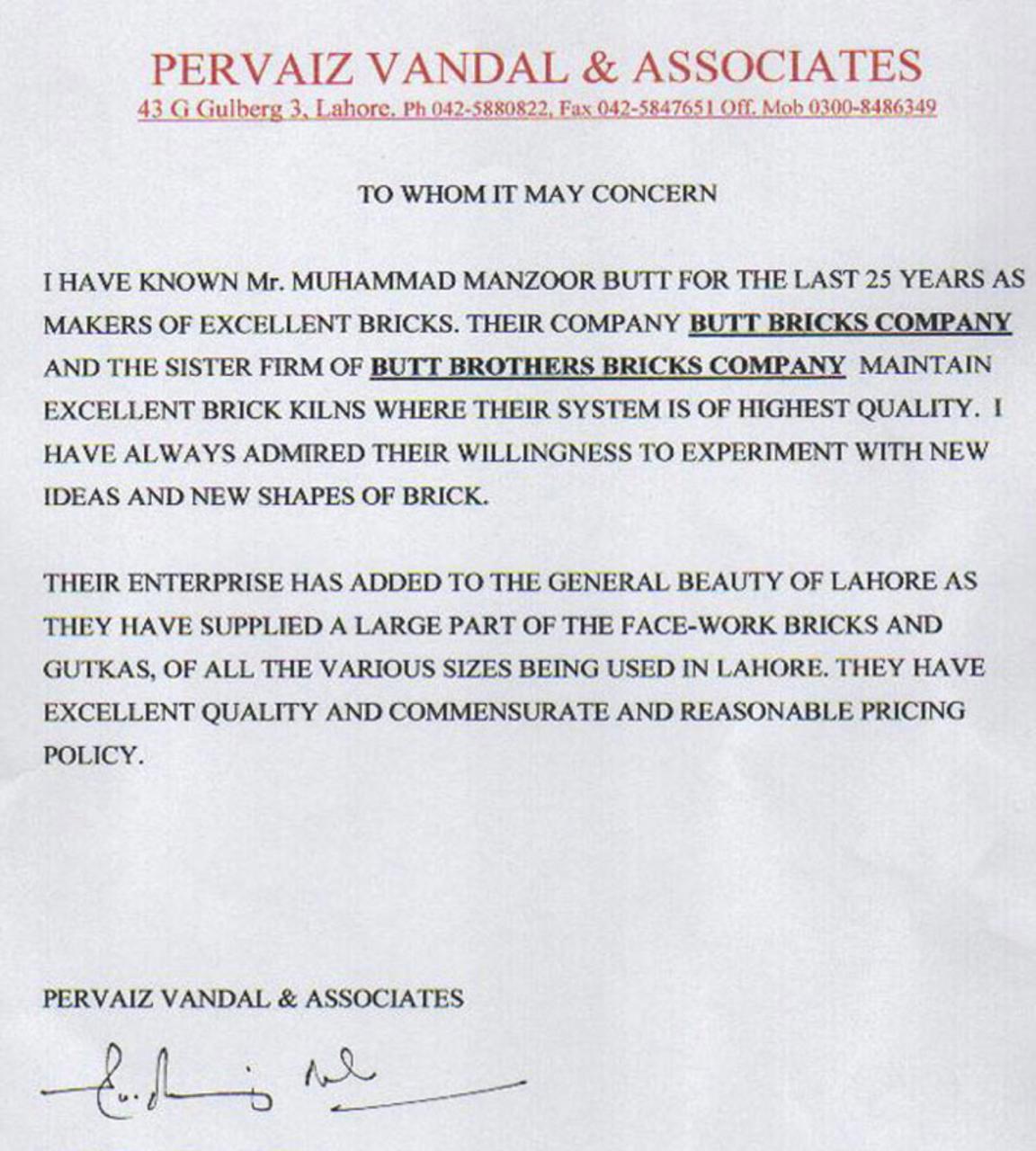 Appreciation Letter 9